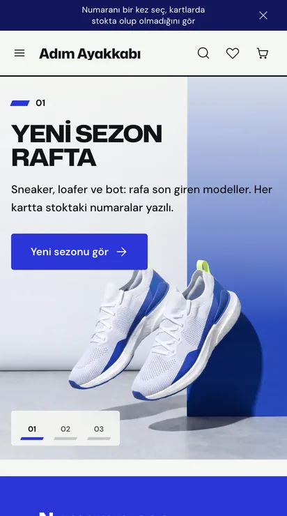 Adım teması ana sayfası, telefon