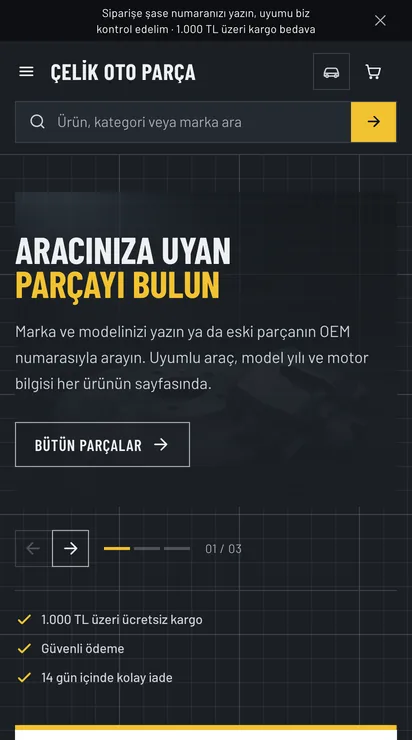 Çelik teması ana sayfası, telefon