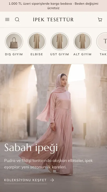 İpek teması ana sayfası, telefon