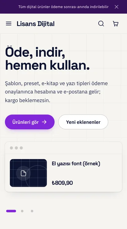 Lisans teması ana sayfası, telefon