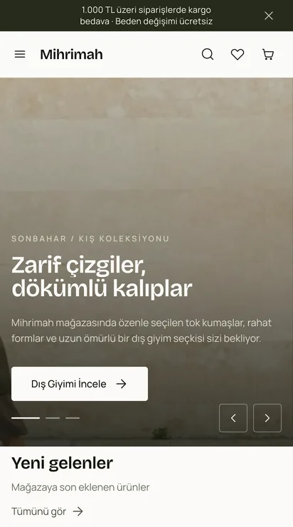 Nişane teması ana sayfası, telefon