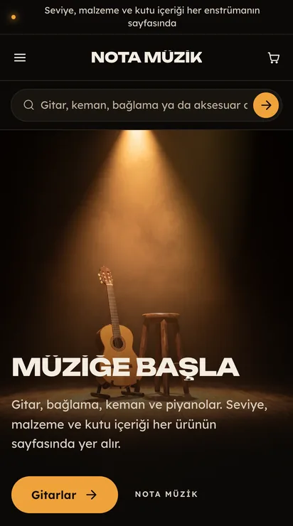 Nota teması ana sayfası, telefon
