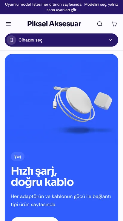 Piksel teması ana sayfası, telefon